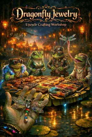 Dragonfly Art with Upcycled Plastic