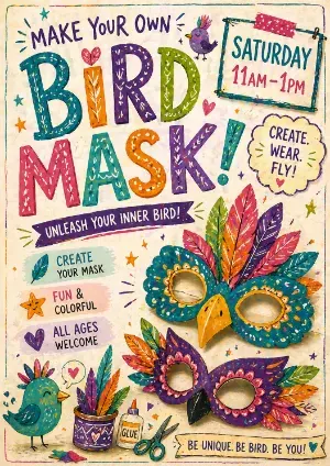 Make Your Own Bird Masks