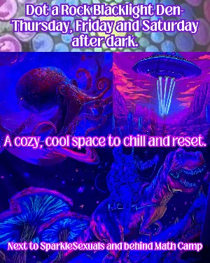 Dot a Rock Blacklight Den