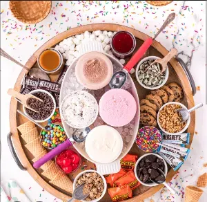 Ice-cream sundae party