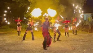The illuminaughties fire show